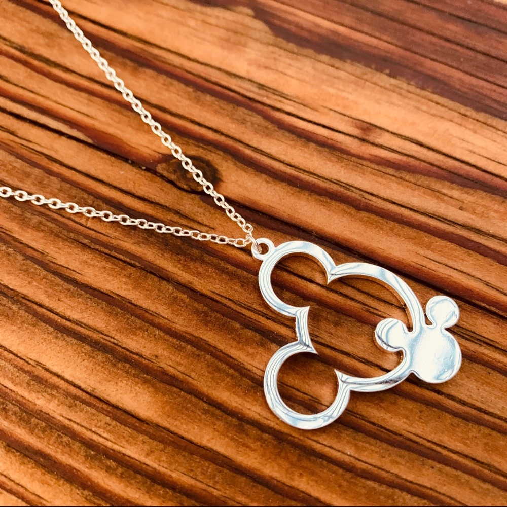 New GOLD MICKEY MOUSE Stainless Steel Minimalist Necklace